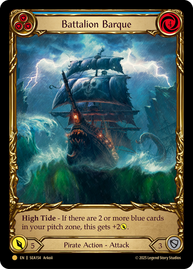 Battalion Barque (Blue) (Treasure Pack)